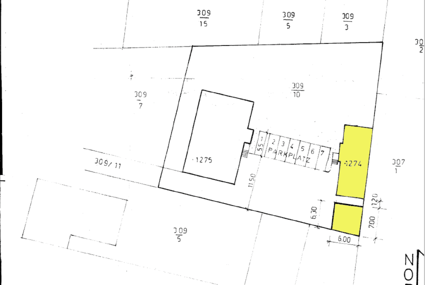 Lageplan Haus